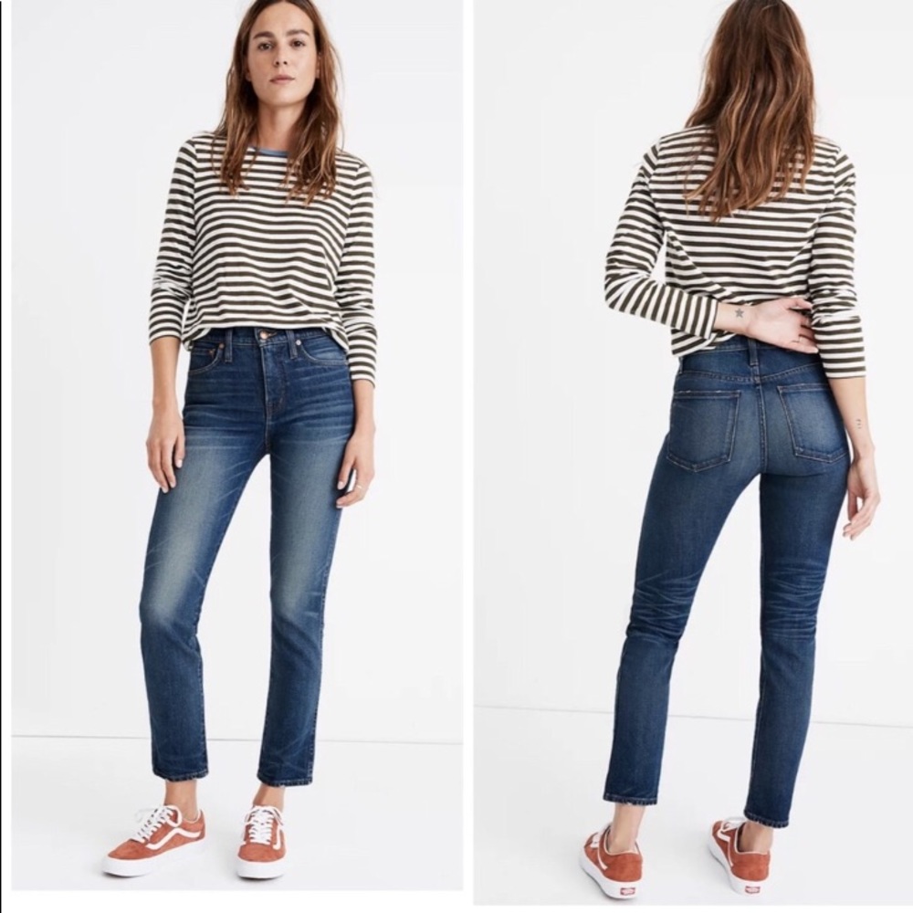 Madewell Rivet & Thread High Rise Stovepipe